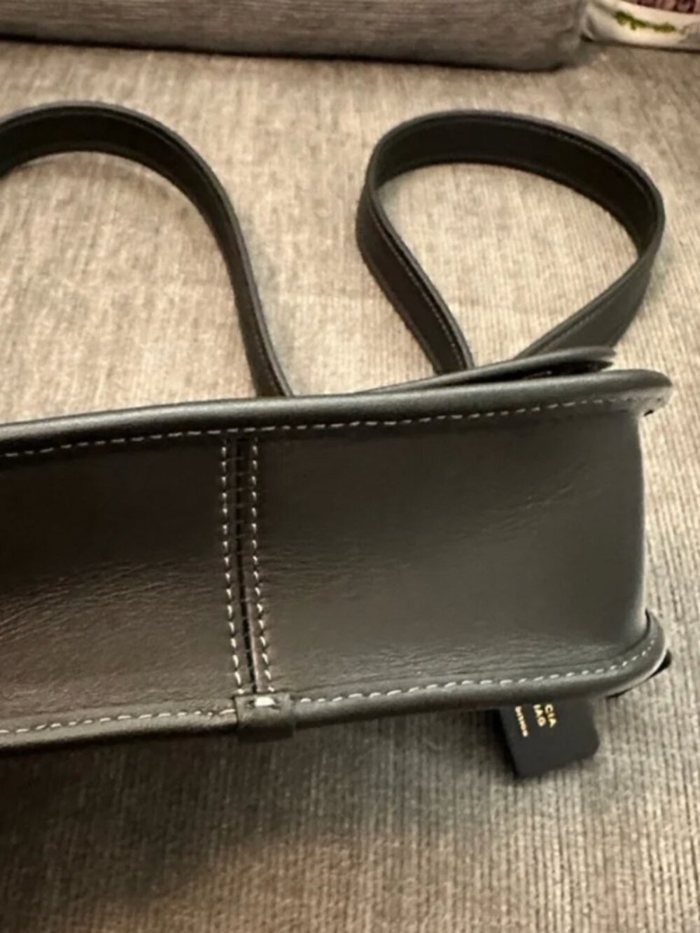 828 Coach Limited Re-Edition Patricia Legacy 19 Bag Black Leather Brass NWT - Picture 9 of 16